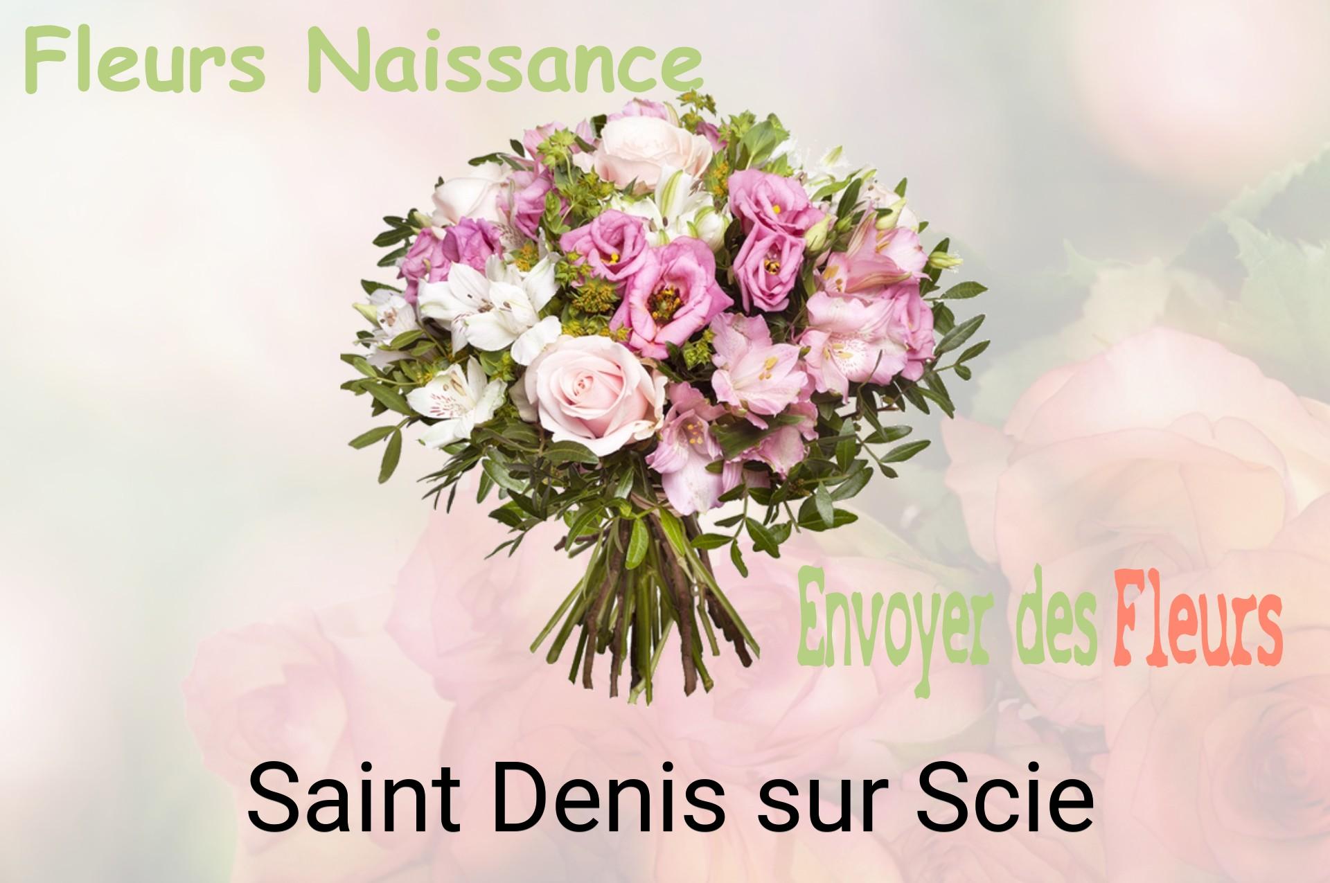 Bouquet de fleurs de naissance livré à Saint-Denis-sur-Scie